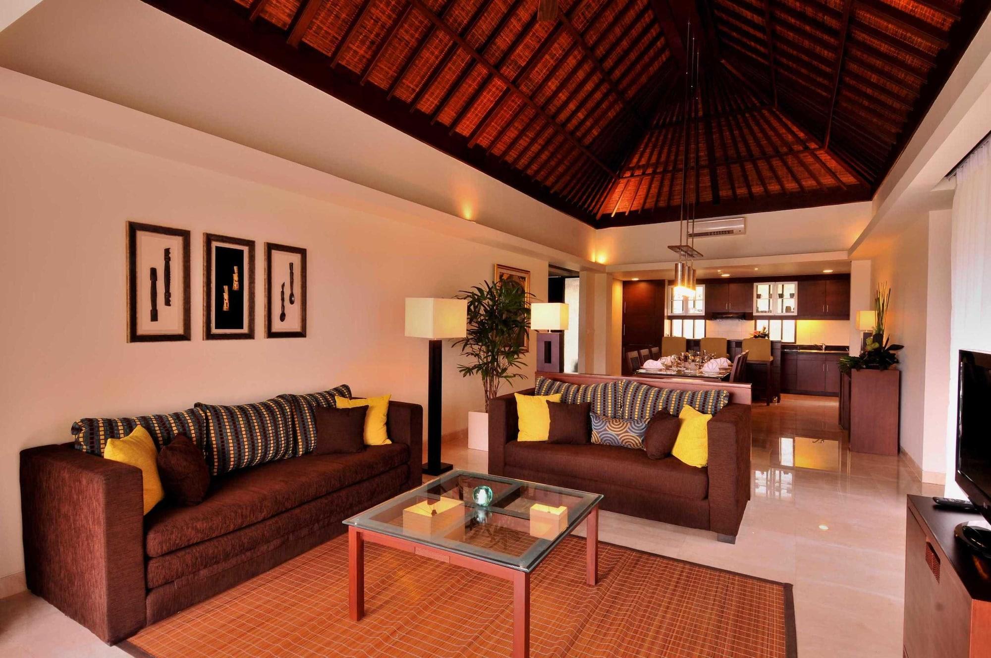 Prama Sanur Beach Bali Dış mekan fotoğraf A living room in a villa at the resort