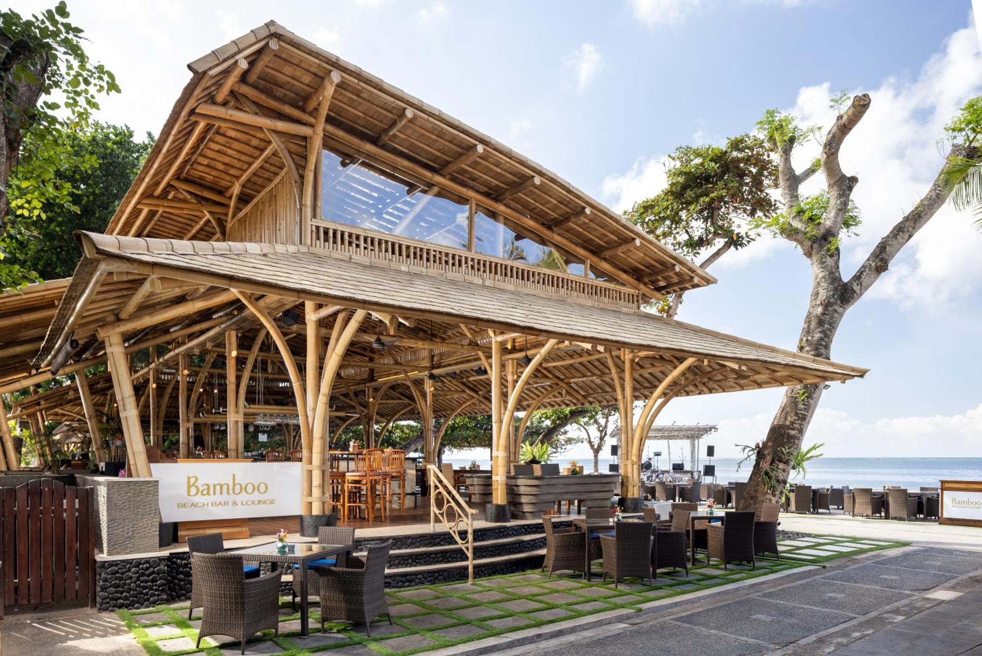 Prama Sanur Beach Bali Dış mekan fotoğraf Bamboo restaurant in Bali